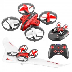 L6082 DIY All in One Air Genius Drone 3-Mode With Fixed Wing Glider RC Quadcopter RTF