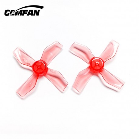 4 Pairs Gemfan 1220 1.2x2.0x4 31mm 0.8mm Hole 4-blade Propeller for 0703-1103 RC Drone FPV Racing Brushless Motor