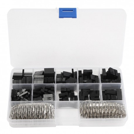 610Pcs Wire Jumper Pin Header Connectors Housing Female Kit
