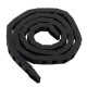 Black CNC Machine Tool 7*7mm Mayitr Plastic Nylon Cable Carrier Drag Chain Nested Wire Carriers Transmission Chains