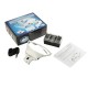 Multiple lens Magnifying Glasses 9892B1 Magnifier Interchangeable 5 Pcs Lenses Headband 2LED Head Lamps