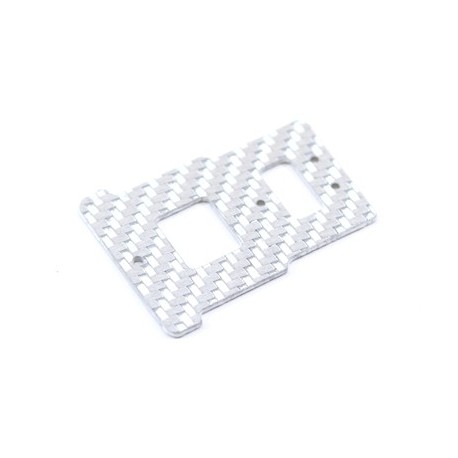 T-REX 250 Battery mounting plate (1pc)- SILVER