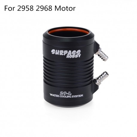 Surpass Hobby 29 L Aluminum Water Cooling Jacket for 2958 2968 RC Boat Brushless Motor