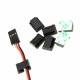 10Pcs Servo Cable Safety Buckle Clip with Double Sided Foam Adhesive Tapes