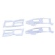 T-REX 250 Silver main frame ( 4pcs)