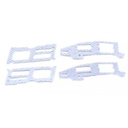 T-REX 250 Silver main frame ( 4pcs)