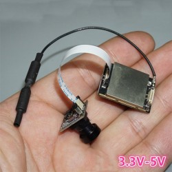 FPV 5.8G Wireless Mini Camera+Transmitter Board Kit Image Transmission Module Analog Signal Parts for RC Drone