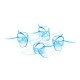 2 Pairs Emax Tinyhawk Indoor FPV Racing Drone Spare Part Turtle Mode Avan 40mm 4-Blade Propeller