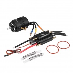 ROCKET 3660 3250KV Motor w/ 36-S Water Cooling Jacket & 90A Brushless ESC for RC Boat