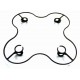 Hubsan X4 Plus H107C+ / 107D+ / Protection Cover 3D Printed PLA+ CARBON