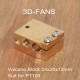 1Pc 3D Printer Parts Volcano Heater Brass Block for E3D Volcano Hotend Thermistor Sensor PT100