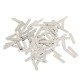100pcs Conductive Sheet 2.5*0.5cm DIY Nickel Plated Solder Tab Suitable for Sub C 14500 18650 Rechargeable Battery Cell