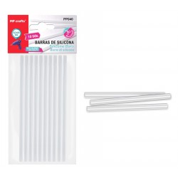  MP μπάρες σιλικόνης PP040 για θερμοπίστολο, 7.1mm x 20cm, 10τμχ