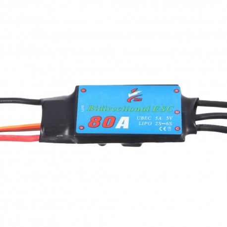 Double Sides Brushless ESC 80A Underwater Thruster RC Car Boat Parts