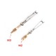 2 PCS M2 M3 Chucks Clevis+Copper Screw Servo Pull Rod Connector Kit Metal Iron Flat Chuck Clamp