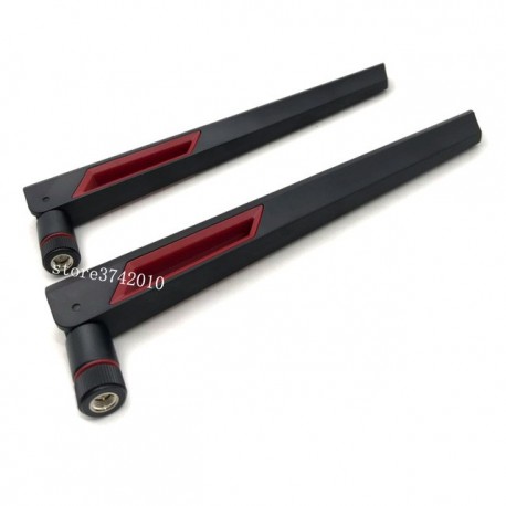 2pcs/Lot Dual band 12dBi 2.4G 5G 5.8G Antenna Router Antenna SMA Male RP SMA Connector 19.5CM