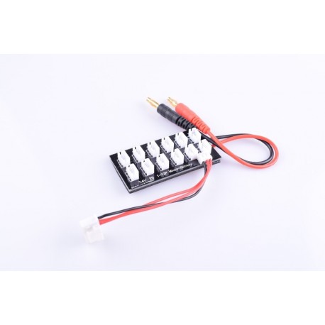 2S Parallel Charge Board 7.4V JST-PH2.0 with 4.0mm Banana Plug 2S LiPo Battery Charge Board for Balance Charger Imax B6