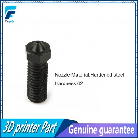 Hardened Steel Volcano Nozzles For High Temperature 3D Printing PEI PEEK Carbon Fiber Filament For E3D Volcano Hotend