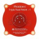 Realacc Triple Feed Patch-1 5.8GHz 9.4dBi Directional Circular Polarized FPV Pagoda Antenna