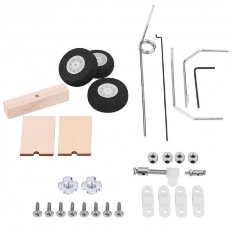 Aircraft KT Board Landing Gear Kits RC Fixed Wing Before Steering