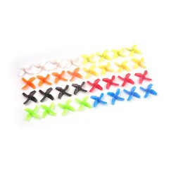 10Pair Four-blade 31mm Propeller CW CCW 0.8mm Hole Pitch Propellers Tinywhoop H36/E010/Tiny6 Props for RC Drone 615 Motor
