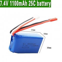 Wltoys A949 A959 A969 A979 K929 LiPo Battery 7.4V 1100mah 903048 25c Lipo Battery