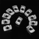 Drillpro 10pcs M5 Hammer Nut Nickel Plated Carbon Steel Aluminum Connector T Fastener Sliding Nut