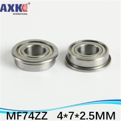 Mf74zz 4x7x2.5mm Miniature Flange Bearing Thin Wall Deep Groove Ball Radial Ball Bearing