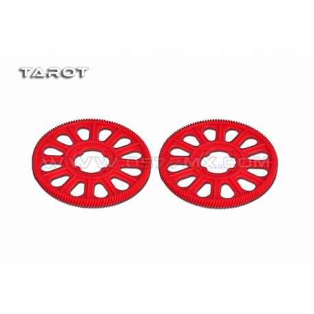 Tarot 500 Pro 134T Slant Thread Main Drive Gear -Red 500 Helicopter Parts TL50178-02