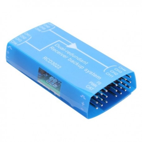 RCD3022 Dual Redundant Receiver Backup System For RC Airplanes