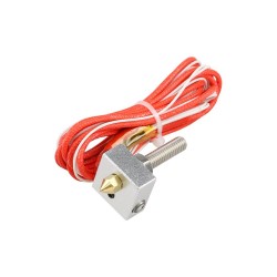 Hot End Kit 0.4mm Nozzle 40mm Extruder Throat 12V 40W Heater Thermistor Aluminum Heater Block For Anet A6/A3S 3D Printer