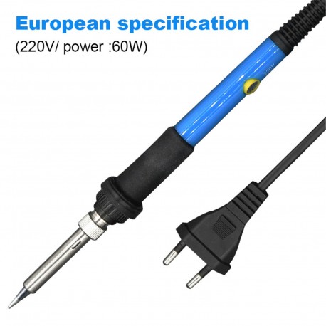 220V 60W Adjustable Electric Temperature Welding Soldering Iron Tool Kit
