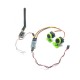 FPV Dual Camera System 1000TVL CMOS Mini Two Cameras + 5.8Ghz 600mW 40CH VTX + 3CH Switch Support PMW for RC Racing Drone