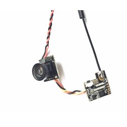 Turbowing 5.8G 48CH 25mw 700TVL Wide Angle FPV Transmitter Camera NTSC/PAL Combo for FPV Multicopter