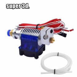 3D printer V6 12V/24V remote Bowden print J-head Hotend extruder 1meter Teflon tube and cooling fan bracket for 1.75mm e3d