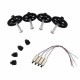 4pcs Main Gear 4 Pairs Propeller CW/CCW and 1 Pair 8520 Coreless CW/CCW Motor for VISUO XS809W XS809HW FPV Quadcopter