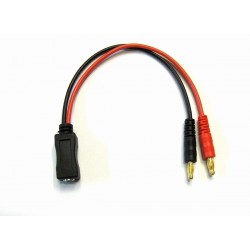 4.0mm Banana Plug to FatShark FPV Goggles Lipo Battery Charging Cable for iMax B6 Charger