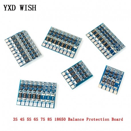 4.2V Balance Function Protection Board 68mA 8S Li-ion Lipo Battery Lithium 18650 Batteries