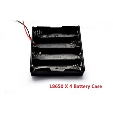 4X 18650 Battery Case Holder 3.7V Plastic Battery Storage Box Case Holder