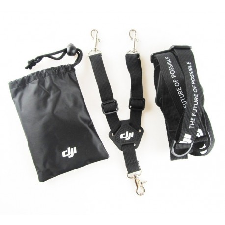 Adjustable Dual Shoulder Belt Neck Strap Remote Controller Sling Transmitter Lanyard for DJI Phantom 4 / 3 / 2 Vision / Inspire