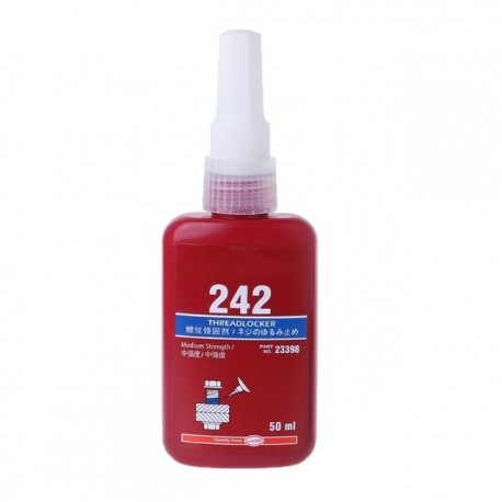 LOCTTLF 242 Threadlocker Medium Strength Blue Color 50ml