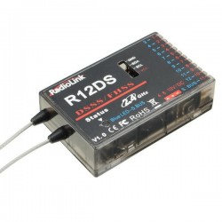 Radiolink R12DS 2.4G 12CH FHSS DSSS Spread Spectrum Dual Antenna Receiver