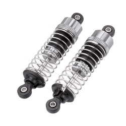 2PCS Upgraded Aluminum Capped Oil Filled Shock Absorber Damper for HBX 16889 1602 1/16 RC Car