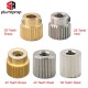 MK7 MK8 Extruder 26/36/40 teeth Gear Reprap Mendel Extruder Drive Gear Brass Bore 5mm 3d Printer Feeding Hobbed Wheel