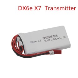 DXF Li-Polymer lipo battery Spektrum dx6e DX6 2S 7.4V 2000MAH 8c Transmitter