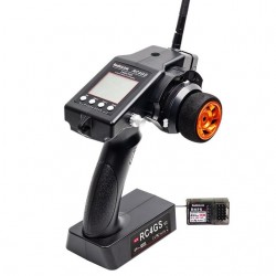 RadioLink RC4GS 2.4G 4CH Car Controller Transmitter + R6FG Gyro Inside Receiver for RC Car Boat (400m Distance)