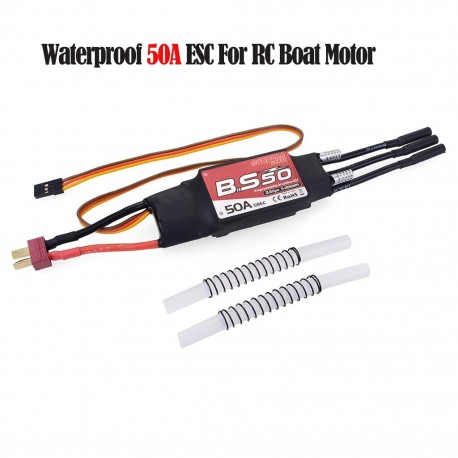 Surpass Waterproof 50A 2-6S Brushless ESC With 5.5V/5A BEC