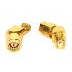 45 Degree RP-SMA Male to RP-SMA Female Antenna Adapter Connector For FPV Goggle