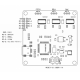3 Axis Brushless Camera Gimbal CNC Metal With Controller Support 3-4S 180g Light for GoPro