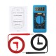 ANENG DT812 Mini Digital Multimeter with Buzzer Overload protection Pocket Voltage Ampere Ohm Meter DC AC LCD Portable Blue